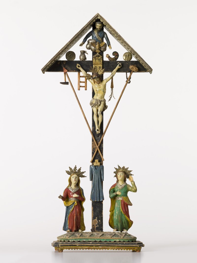 Arma Christi Darstellung, Detail, Sammlung Museum Gherdëina